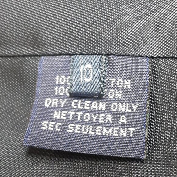 RALPH LAUREN SPORT Navy Blue 100% Cotton one button blazer Women's size 10 - Picture 5 of 13